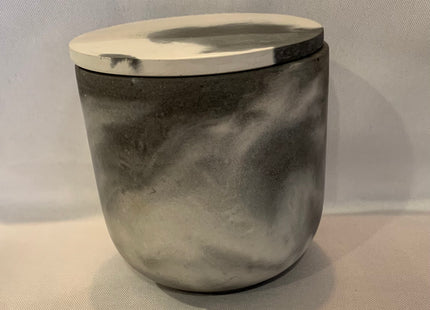 Marbel Colored Concrete Vessel Candles