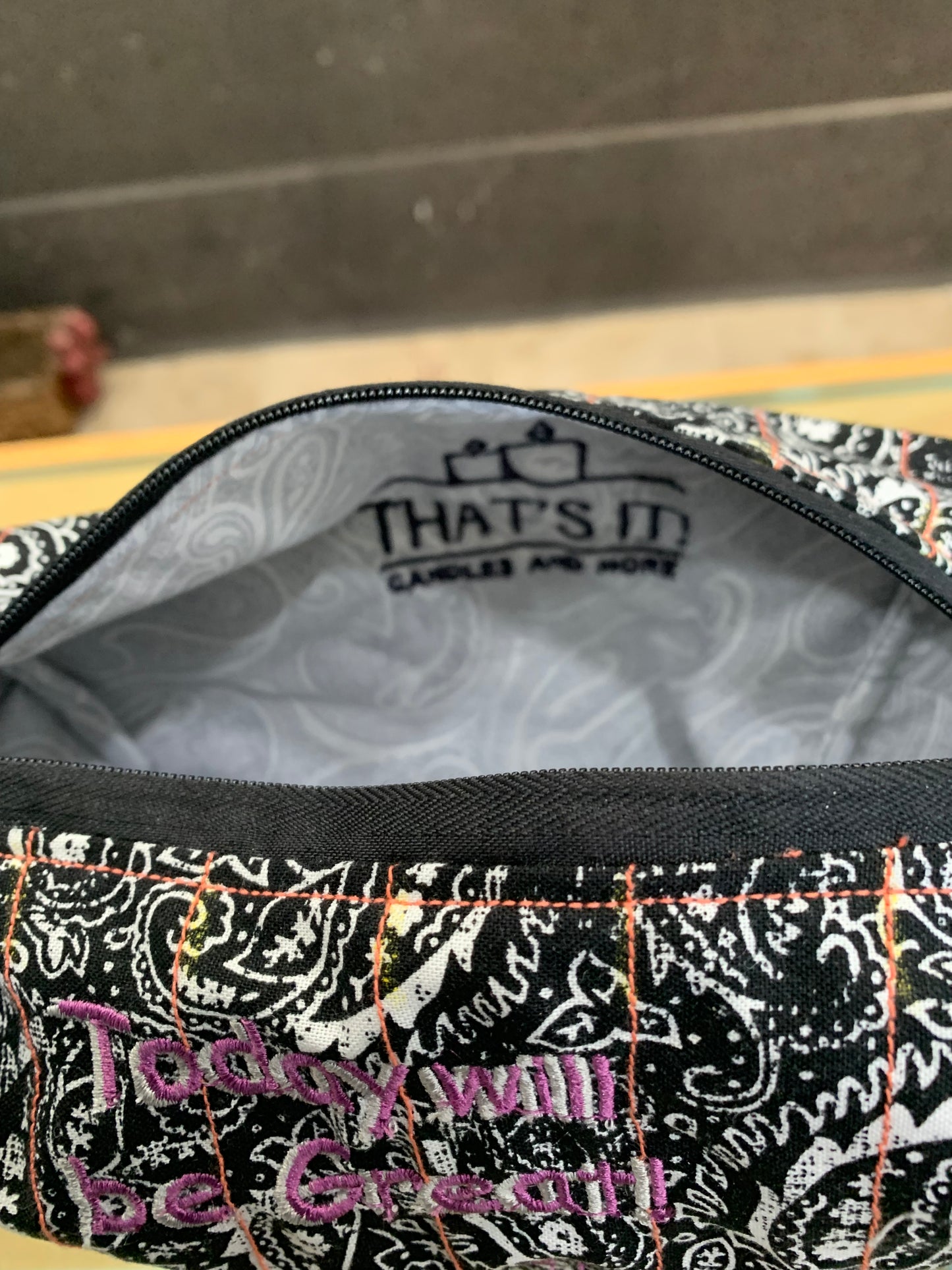 Quilted Box Style Makeup Bag