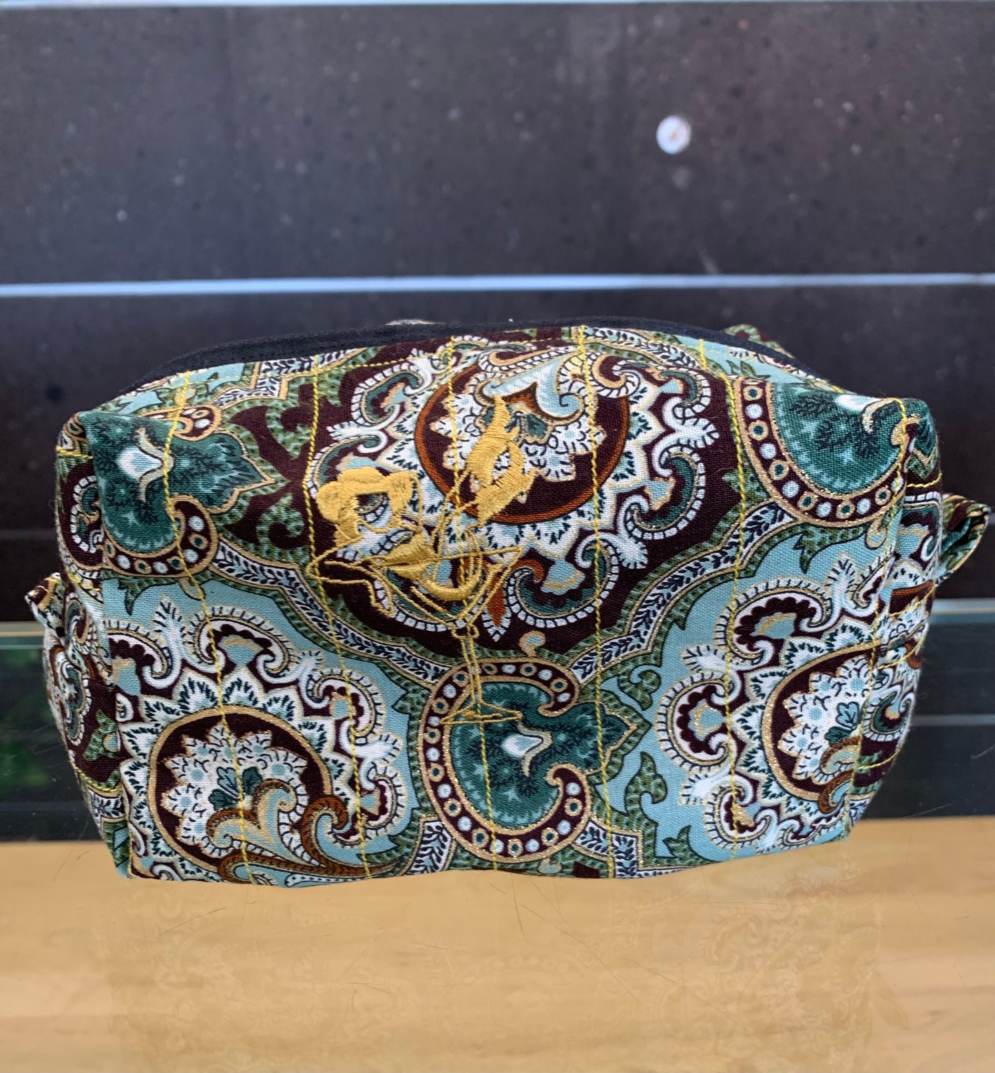 Quilted Box Style Makeup Bag
