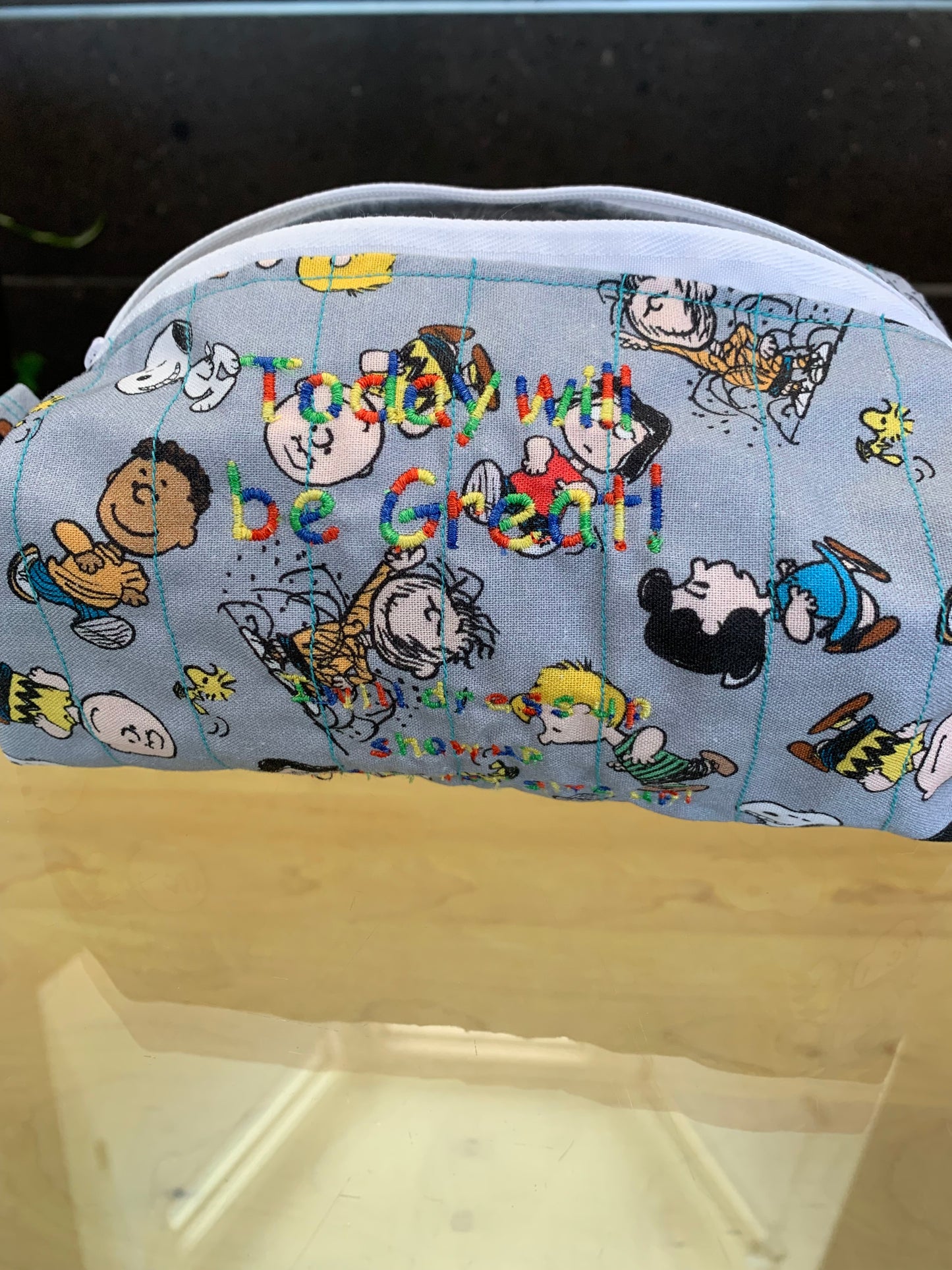 Quilted Box Style Makeup Bag